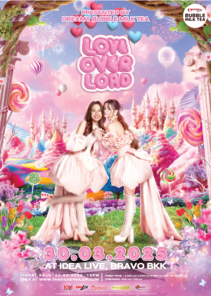 Official poster for LOVE OVERLOAD, FreenBecky 1st fanmeeting in Bangkok, 30 March 2025.